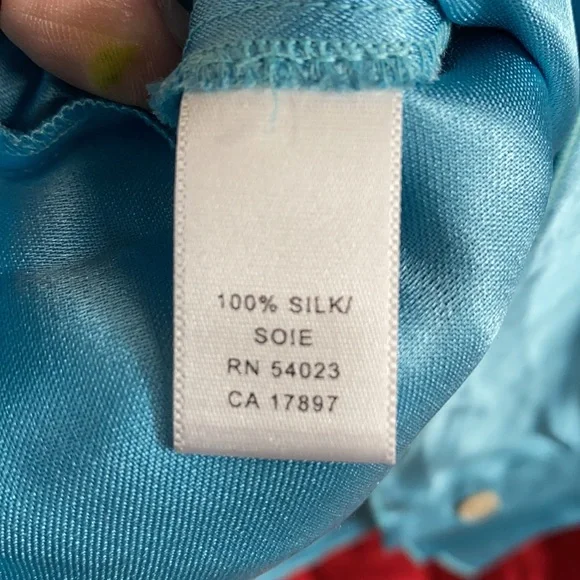 Size‎ 6 Banana Republic Top Blouse Shirt Silk - Picture 7 of 8